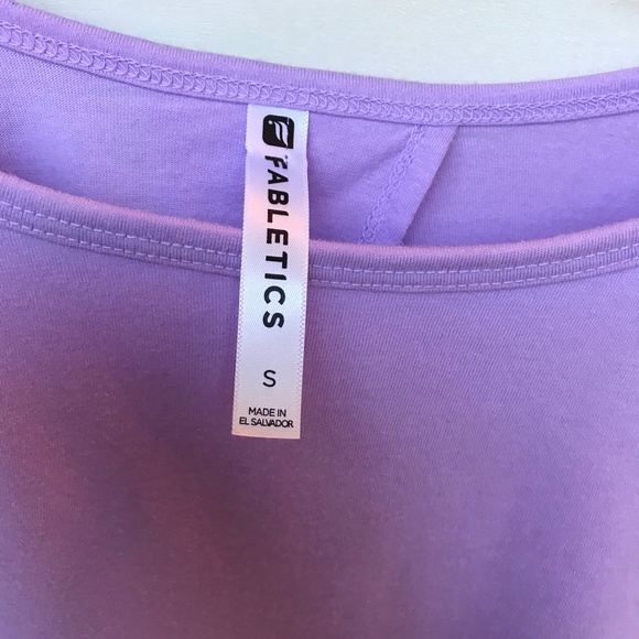 Fabletics Millie Split Back Long Sleeve Small Shirt - Picture 2 of 5